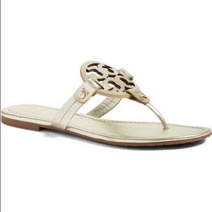 Tory Burch Shoes - Tory Burch Miller Flip Flop in Spark Gold Tory Burch Shoes - Tory Burch Miller Flip Flop in Spark Gold
